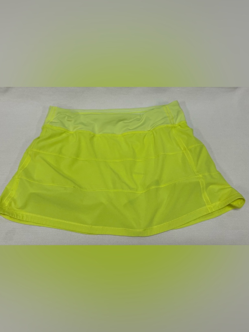 Lululemon Pace Rival Yellow Skirt 8